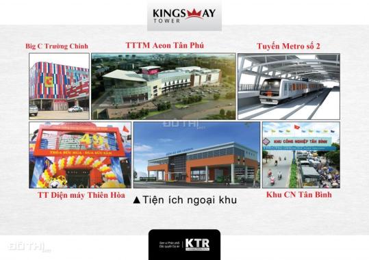 Khu căn hộ Kingsway ngay Aeon Mall Tân Phú, chỉ 868tr/2pn, trả trước 15%, CĐT: 0939.760.068