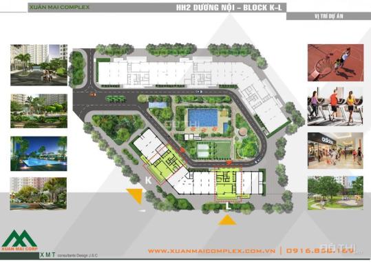 Bán căn 2 phòng ngủ 66m2 tòa K chung cư Xuân Mai Complex - Dương Nội, giá chỉ 1,1 tỷ