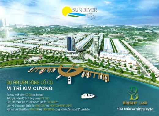 Mở bán dự án Sun River đối lưng sông Cổ Cò khu FPT, LH: 0905. 95.66.13