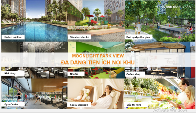 Từ căn hộ Moonlight Park View chỉ 1,2 tỷ/căn 1 bước về trung tâm tận hưởng tiện ích