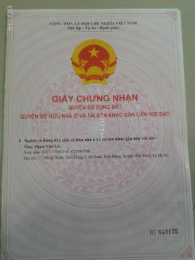 Cần tiền gấp để về Hà Nội, bán gấp lô đất mặt tiền Nguyễn Hữu Trí, DT: 112m2. Giá 350 triệu