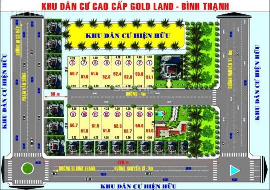Bán đất tin sock 16 lô nay còn 1 lô duy nhất tại Nguyễn Xí, Bình Thạnh cam kết sinh lời. Bán giá F1