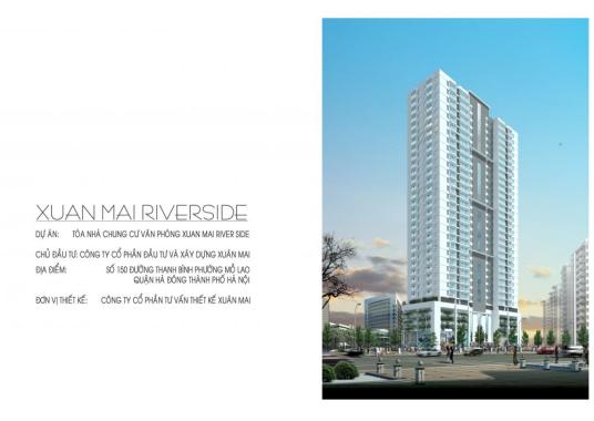 Bán chung cư Xuân Mai Riverside diện tích 90,87m2, giá 1,819 tỷ. LH: 0963.88.2222