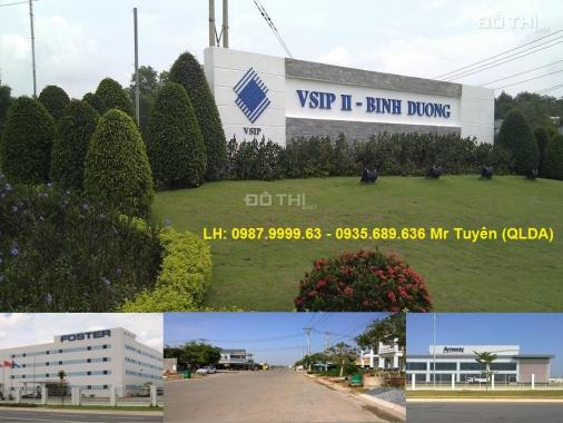 Đất nền thổ cư 100% KCN VSIP 2 (Việt Sing), Tân Uyên, TP mới Bình Dương. Xây trọ, đầu tư sinh lời