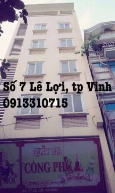 Cho thuê văn phòng mặt đường Lê Lợi, TP Vinh, Nghệ An giá 6,5 triệu/tháng 120m2