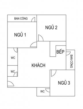 Chính chủ bán chung cư Hà Thành Plaza 102 Thái Thịnh, căn góc, DT 114,4m2