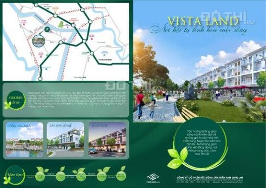 Cần bán đất nền dự án Vista Land gần Củ Chi, gía 300 triệu/nền. LH 0935521383