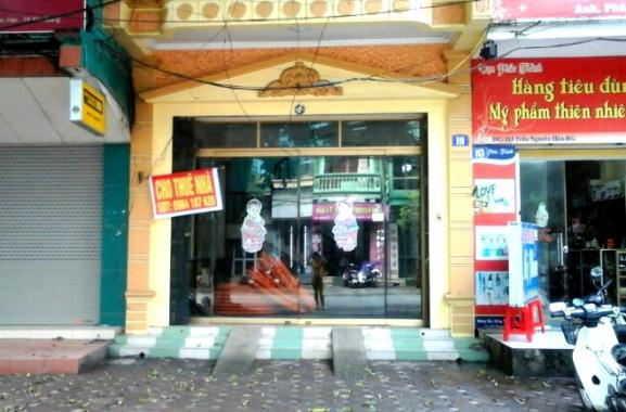 Nhà mặt phố chính chủ cho thuê, Thành Phố Bắc Giang, đường Trần Nguyên Hãn