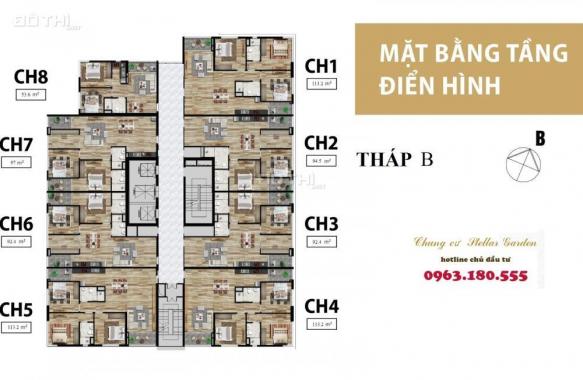 Bán căn hộ chung cư tại dự án Stellar Palace 35 Lê Văn Thiêm - Diện tích 53,2 - 91,7 - 112,2 m2