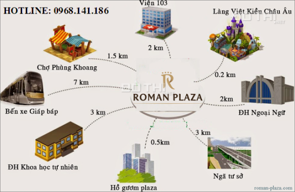 [Mở bán] dự án Roman Plaza - Đẳng cấp Italia 5*