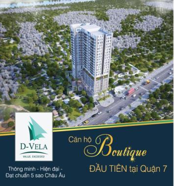 Căn hộ D-Vela Quận 7 thanh toán 1%/tháng giá 1.9 tỷ căn 2PN, 70m2