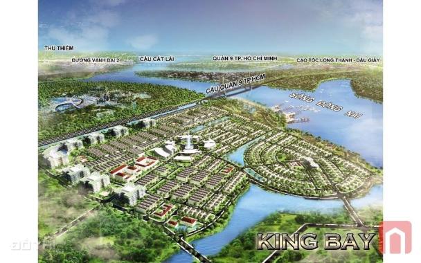 Đất nền biệt thự King Bay - Mặt tiền sông Đồng Nai bến du thuyền - Đẳng cấp triệu phú giá 12tr/m2