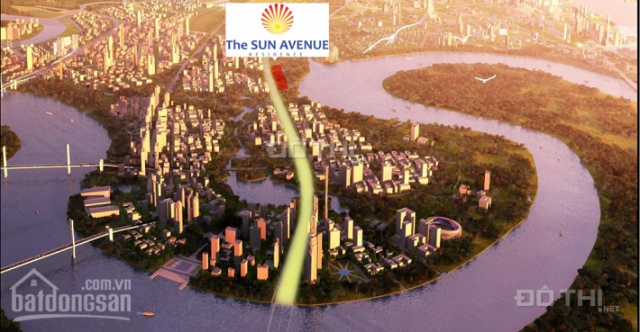 Kẹt tiền bán lại lỗ CH The Sun Avenue, 1PN + 1, 56m2 giá 2,2 tỷ, view Đông Nam