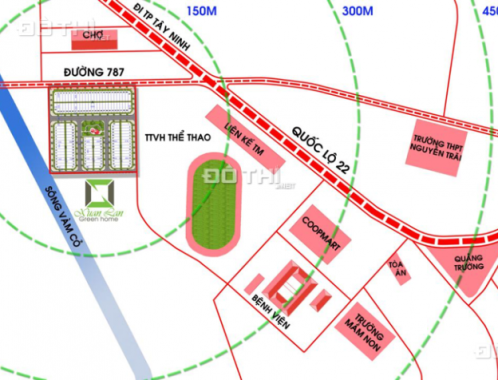 Bán nhà mặt phố tại dự án khu phố thương mại Mai Anh, Trảng Bàng, Tây Ninh, dt 90m2 giá 2.4 tỷ
