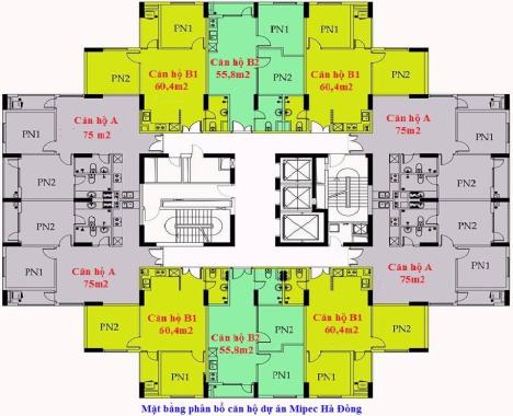 Sở hữu căn hộ Mipec Hà Đông, giá chỉ từ 14,3tr/m2, full nội thất