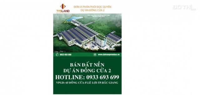 Hãy nhanh tay chỉ còn 16/163 lô và tặng vàng tại dự án Đồng Cửa 2, TP Bắc Giang