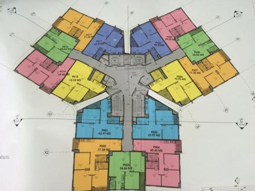 Chính chủ bán gấp CC CT3 Yên Nghĩa, căn 1505, DT: 63,97m2, giá 12 tr/m2. GDG: 0936 419 366