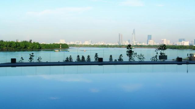 Bán lỗ căn hộ Đảo Kim Cương Q2, 211 m2, 3 phòng ngủ, tầng 9, view hồ bơi