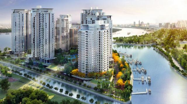 Bán lỗ căn hộ Đảo Kim Cương, giá rẻ, tháp Brilliant, 179m2, 3 PN, tầng 8, view hồ bơi và khu BT Q2