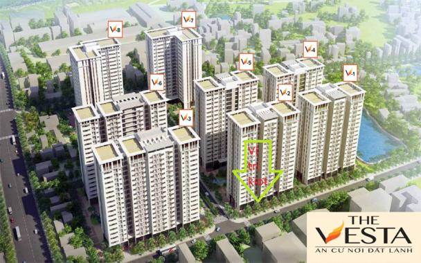 Bán kiot căn góc tòa V2 dự án The Vesta Phú Lãm, Hà Đông, giá tốt nhất thị trường