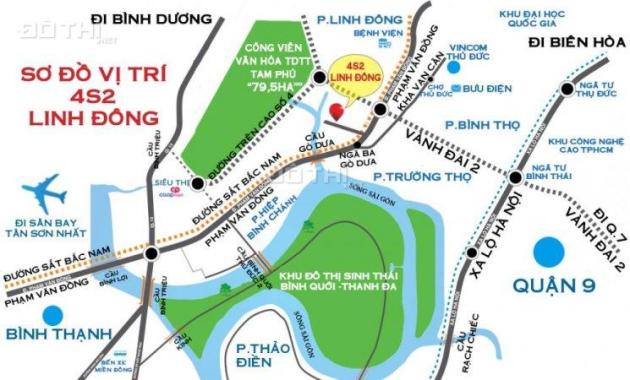 Cần bán gấp căn hộ 4S Linh Đông Ngay đại lộ Phạm Văn Đồng giá hấp dẫn. LH 0934802547