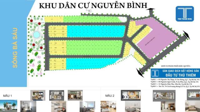 Bán gấp 2 lô đất Nguyễn Bình, Nhà Bè gia 16 triệu/m2
