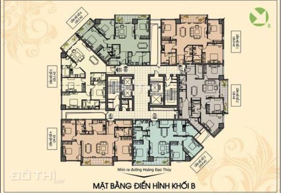 Bán gấp căn hộ 06 tòa B chung cư NO4 Hoàng Đạo Thúy, diện tích 128m2, căn góc 3 phòng ngủ