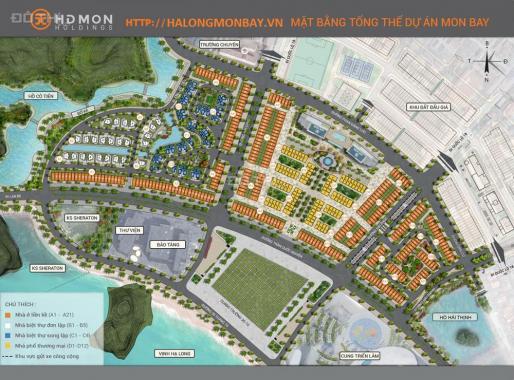 Bán nhà mặt phố tại dự án Mon Bay Hạ Long, Hạ Long, Quảng Ninh diện tích 120m2 giá 38 triệu/m²
