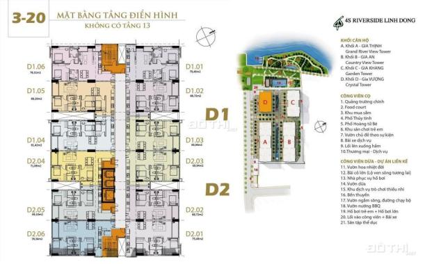 Căn hộ 4S Reverside Linh Đông, Thủ Đức, nhận nhà ngay, ck 3%, tặng bộ nội thất. LH: 0886 040 040