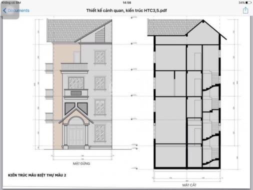 Bán liền kề, biệt thự Hateco Xuân Phương Nam Từ Liêm, Hà Nội. Giá rẻ 45tr/m2