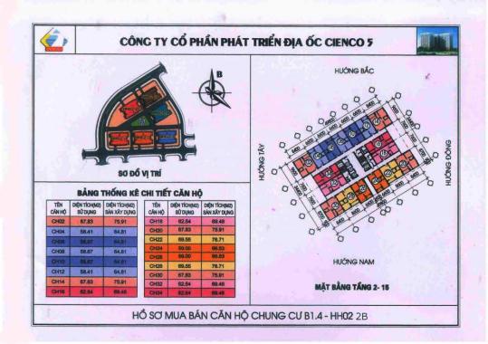 Sàn Mường Thanh mở bán đợt 3 dự án Thanh Hà Cienco 5, giá chỉ từ 9,5tr/m2. LH 0983405792