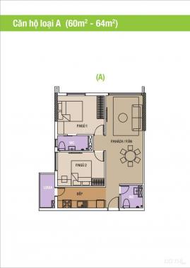 Bán cắt lỗ căn hộ 2 PN, tầng 8 giá rẻ nhất chung cư The One Gamuda Gardens, LH 0977.699.855