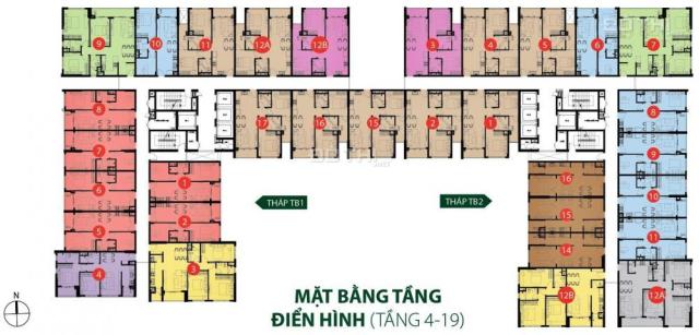 Bán căn hộ The Botanica quận Tân Bình, 3 phòng ngủ 97m2 giá 3.29 tỷ. Tháng 6/2017 bàn giao nhà