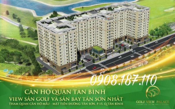 Căn hộ ngay sân golf Tân Sơn Nhất, giá chỉ 20 triệu/m2. LH: 0908187110