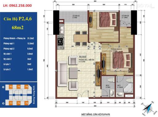 Danh sách các căn hộ bán tại dự án Central Field 219 Trung Kính, MS Bảo Anh 0962.258.000