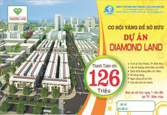 Bán đất nền giá rẻ Tam Phước - Biên Hòa, gần khu công nghiệp Giang Điền và vòng xoay đường 60m