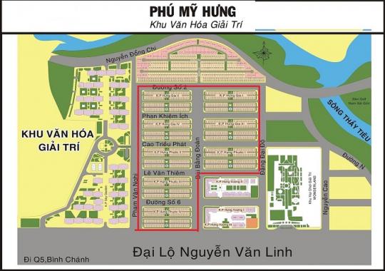 Nhà phố Hưng Phước 1 Phú Mỹ Hưng Cần bán- Có hầm và thang máy LH: 0911857839- Tùng