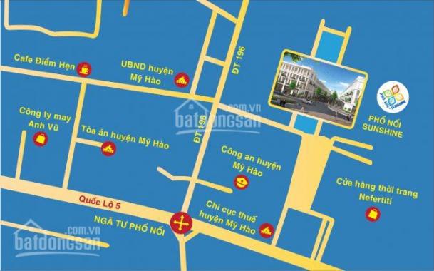 Dự án phố nối Sunshine (khu nhà ở BT cao cấp Vạn Thuận Phát), Hưng Yên, giá từ 15tr/m2, 01675458952
