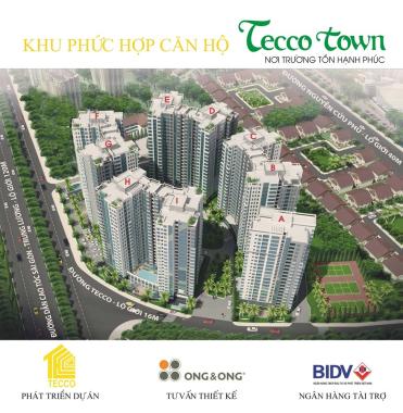 Căn hộ Tecco Town giá chỉ 750tr/căn 2PN, giao nhà tháng 12/2017, CK 6%