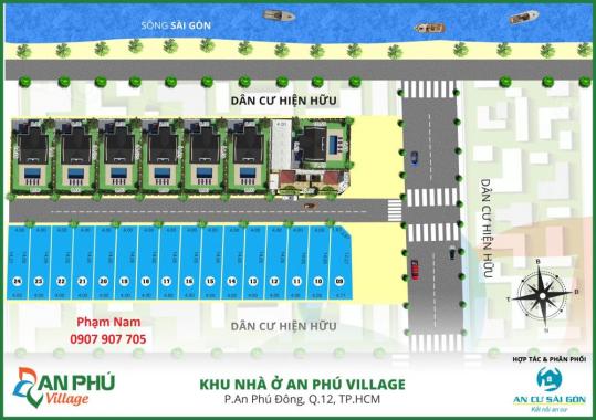 Bán gấp đất nền An Phú Village, SHR, xây dựng ngay, 0969717017