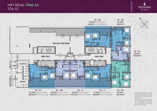 Còn một số căn Vinhomes Bắc Ninh tòa SC 27 tầng, giá gốc chủ đầu tư LH: 01666564216