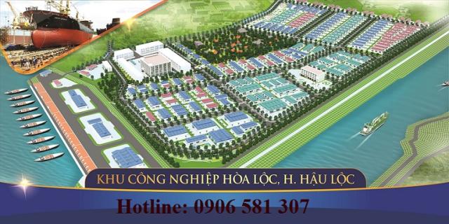 1.2 – 2.5 tr/m2 đất công nghiệp khu công nghiệp Cảng Cá 19ha Hậu Lộc Thanh Hóa LH 0906 581 307