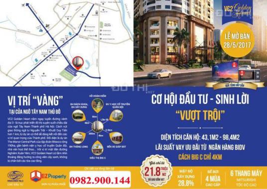 Cần bán căn hộ 43m2 tòa B Kim Văn Kim Lũ của Vinaconex