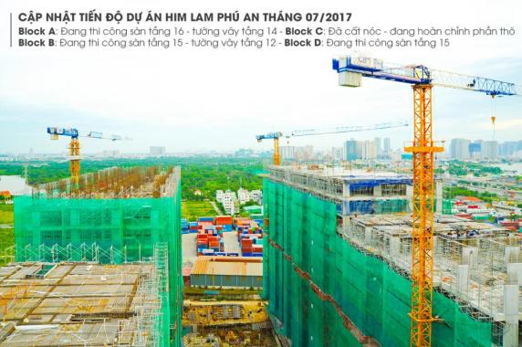 Căn hộ Him Lam cạnh Thảo Điền, Quận 2, ngay ga số 9 tuyến Metro số 1, trả trước 45% nhận nhà