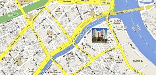 Cho thuê căn hộ tại dự án Tresor mặt tiền đường Bến Vân Đồn, Quận 4