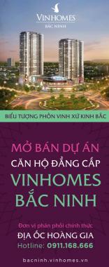 Chính chủ cần bán căn hộ Vinhomes Bắc Ninh, căn đẹp, giá gốc chủ đầu tư, tầng đẹp