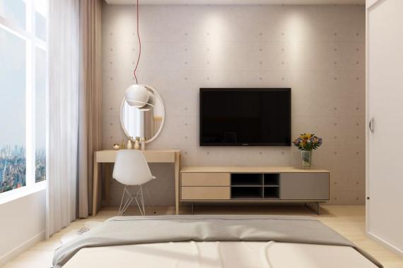 Cho thuê căn hộ CC Vinhomes Nguyễn Chí Thanh, 55m2 thiết kế 1 phòng ngủ, 2Wc, đủ đồ, 20 triệu/th