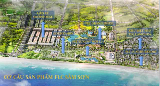 Bán nhà biệt thự, liền kề tại FLC Lux City Samson, Sầm Sơn, Thanh Hóa DT 96m2, giá 1,6 tỷ