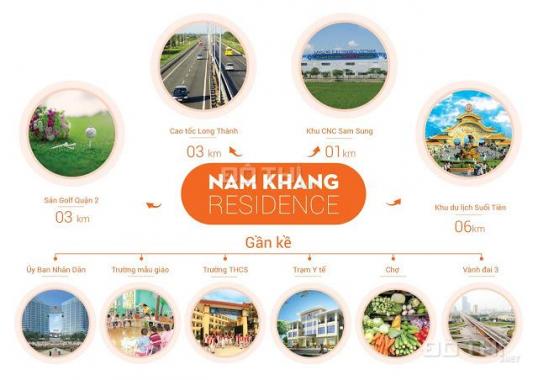 Bán đất nền dự án tại dự án Nam Khang Residence, Quận 9, Hồ Chí Minh. DT 56m2, giá 1.288 tỷ