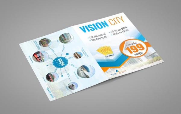 Dự án cơ sở hạ tầng hoàn thiện 100% giá chỉ từ 3.7 triệu/m2 – Vision City khẳng định tầm nhìn